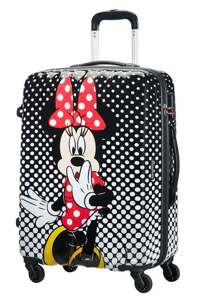American Tourister Disney Legends Spinner 65/24 Alfatwist Minnie Mouse Polka Dot #1