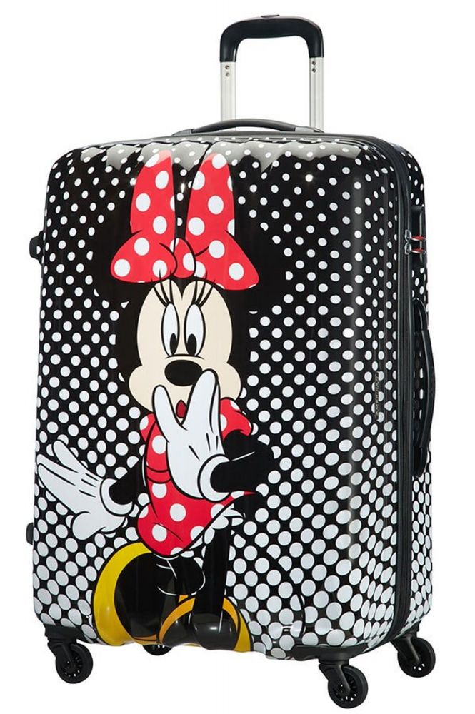 American Tourister Disney Legends Spinner 75/28 Alfatwist Minnie Mouse Polka Dot #1