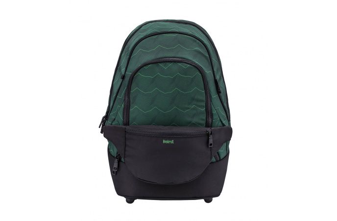 Belmil 2in1 School Backpack with Fanny pack Premium Schulrucksack Twist of Lime #1