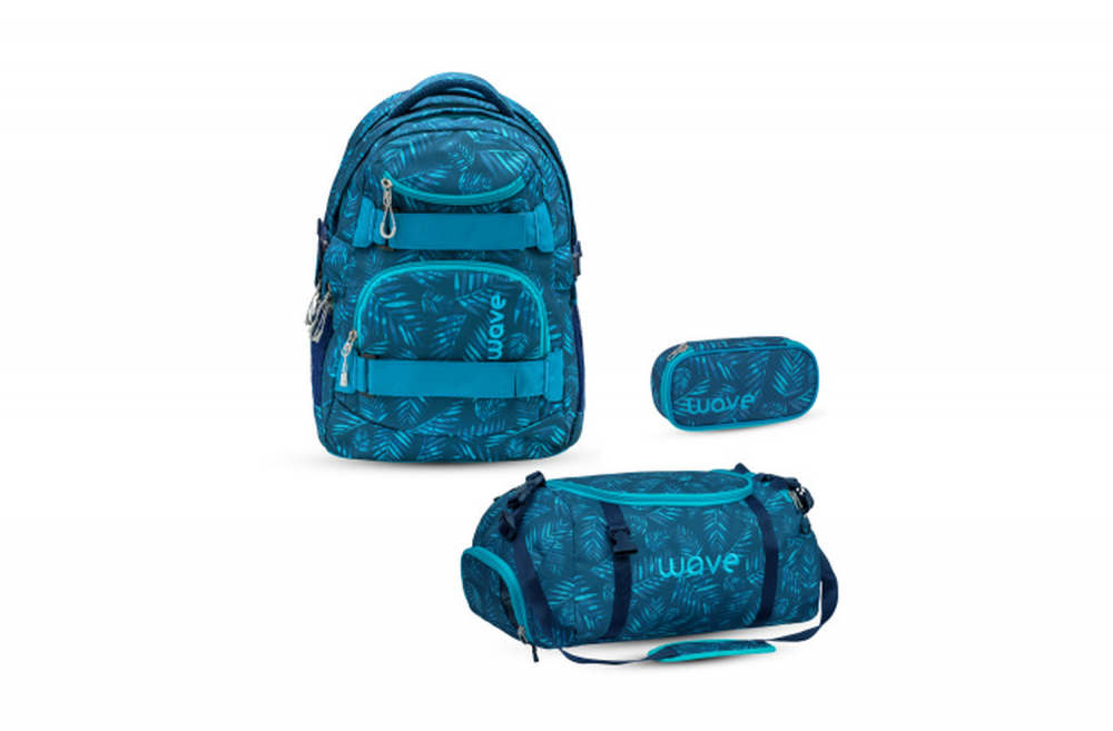Belmil Infinity SET-2 Infinity Schulrucksack Set 3 tlg. "Jungle Vibe" Jungle Vibe
                                             