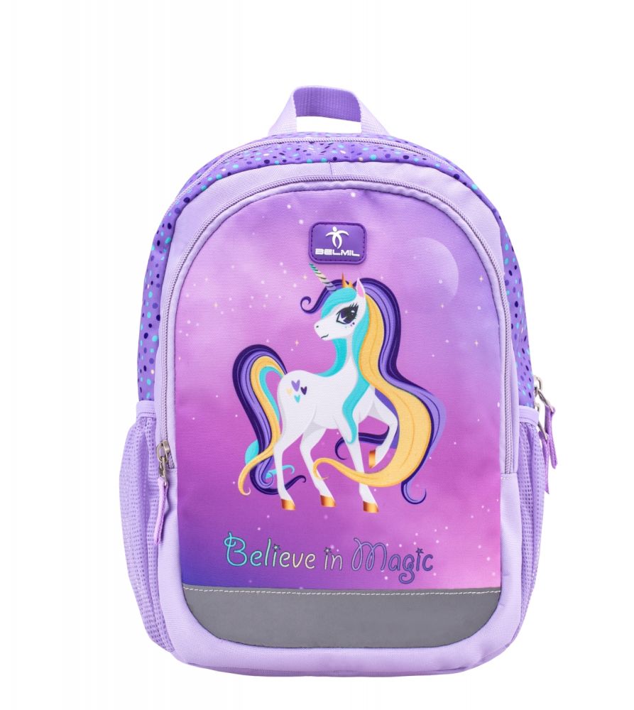 Belmil Kiddy Plus Kindergartenrucksack Unicorn Purple #1