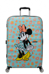American Tourister Wavebreaker Disney Spinner 77/28 Tsa Disney Fl Minnie Pastel Dots 