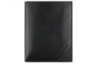 Bugatti Nobile Hochformatbörse mit Klappe schwarz