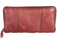 Bull Hunt Zip Wallet-Burned Cognac 