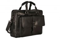 Leonard Heyden Roma Rv-Aktenmappe 2 Fächer Schwarz