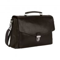 Leonard Heyden Roma Aktenmappe 2 Fächer Schwarz