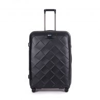Stratic Leather and More Hartschalen-Koffer L (bis 76cm) matt black