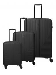 Travelite Air Stripe Trolley 4w L/M exp./S Black 