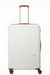 Travelite Bali Trolley L 77 Weiss/Cognac