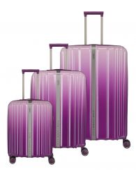 Travelite Lascana Edition 4W L/M/S Kofferset Purple Degrade 