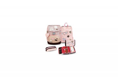 Belmil Comfy Plus Premium Schulranzen Set 4-teilig "Glam" Glam 