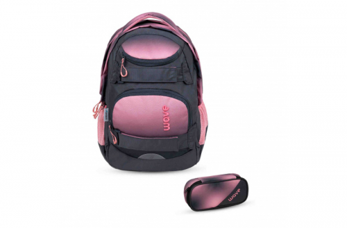 Belmil Infinity Move SET-1 Infinity Move Schulrucksack Set 2 tlg. "Gradient Pinky" Gradient Pinky 