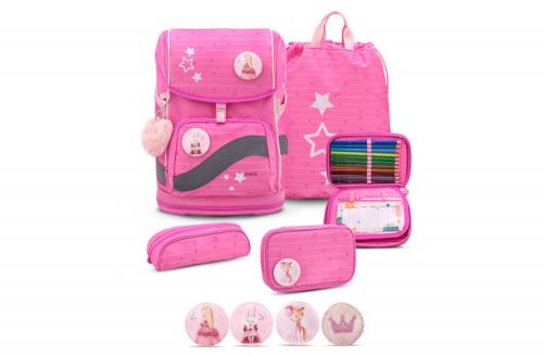 Belmil Smarty Plus Premium Schulranzen Set 5-teilig "Candy" Candy 