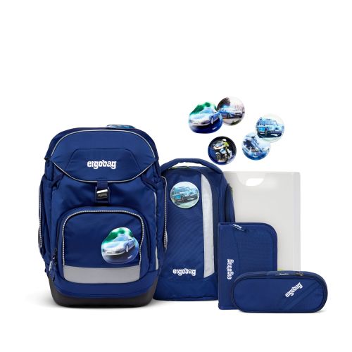 Ergobag Pack-Set Schulranzenset BlaulichtBär 