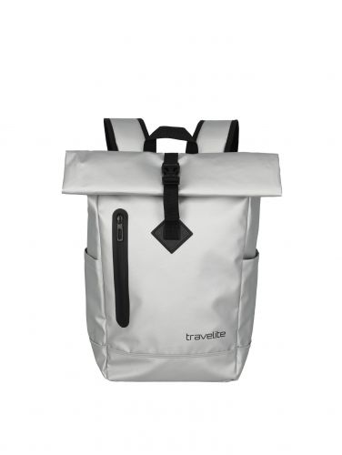 Travelite Basics Roll-Up Rucksack Plane Silver 