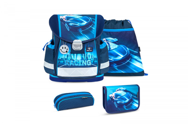 Belmil Classy Schulranzenset Racing Blue Neon
                                                    