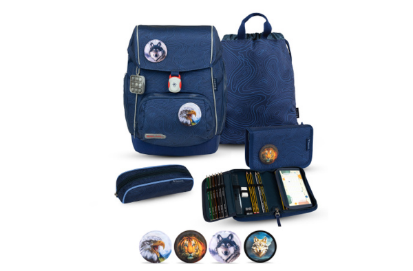 Belmil Comfy Plus Schulranzenset Topographic
                                                    