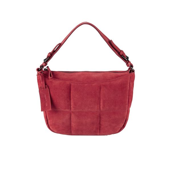 Bull Hunt Viola Tote Bag-Suede Chili Red #1