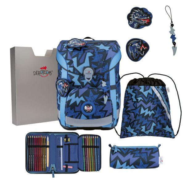 DerDieDas ErgoFlex Easy Set Schulranzenset Dark Dragon #1