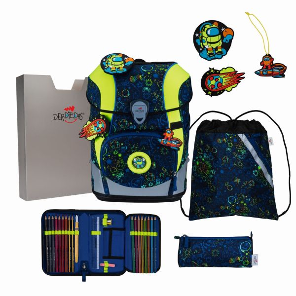 DerDieDas ErgoFlex Tiny Set Schulranzenset Neon Crazy #1