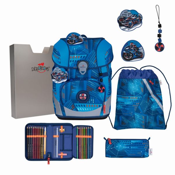 DerDieDas ErgoFlex Tiny Set Schulranzenset Turbo Speed #1