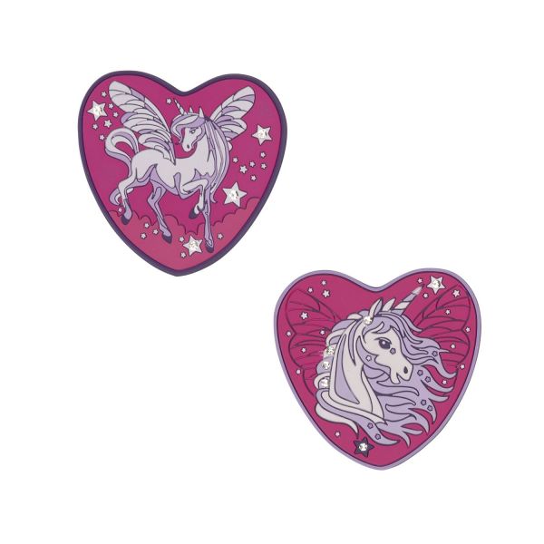 DerDieDas Wechselbuttons, 2tlg. Kletties Purple Unicorn
                                                    