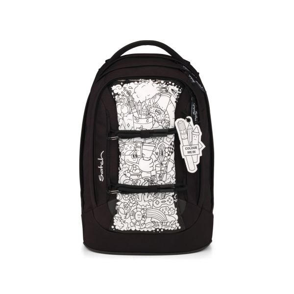 Satch Pack Schulrucksack Set Artist Edition Weiß, Schwarz #1
