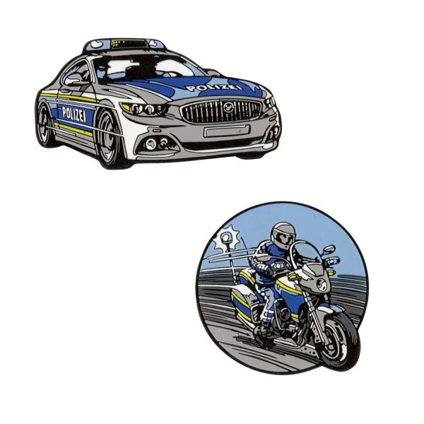 Scout Funny Snaps Move 2er Set Magnet Blue Police #1