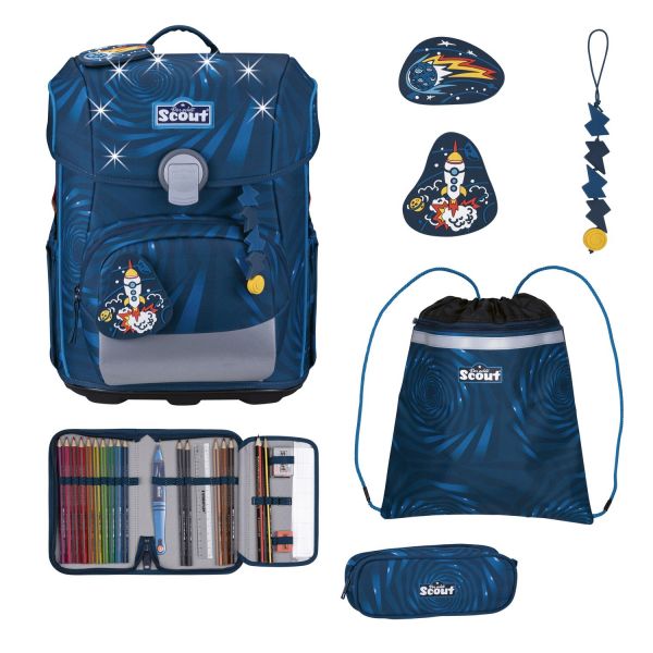 Scout Neo Set LED Schulranzenset Rocket Rider #1
