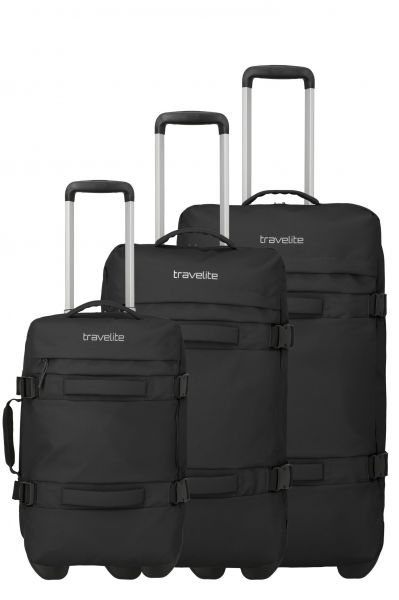 Travelite Bolonia Wheeled Duffle L/M/S Black #1