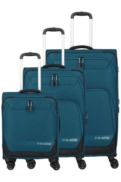 Travelite Kick Off Trolley 4w Lex/Mex/S Petrol #1