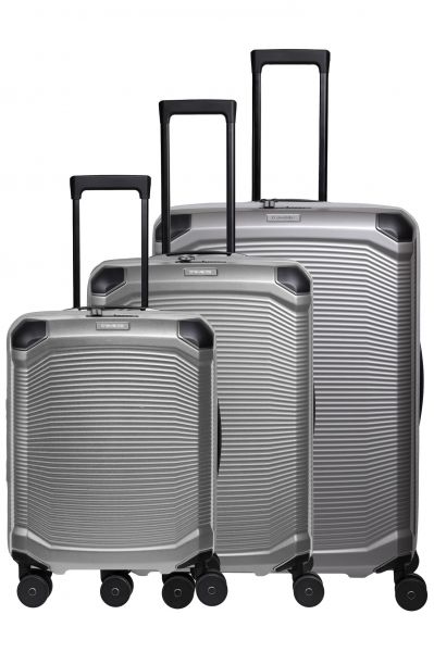 Travelite Millennium Trolley 4w L/M exp./S Silver #1