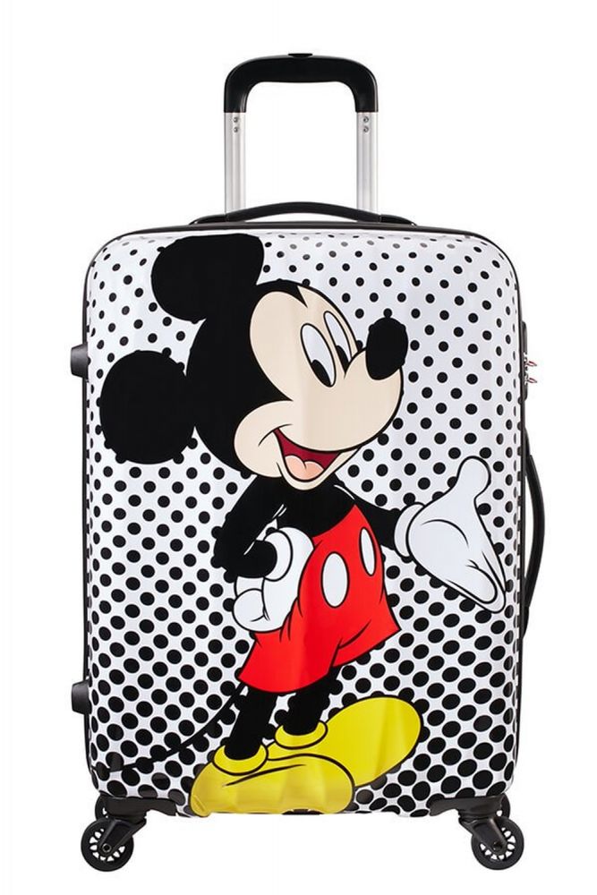 American Tourister Disney Legends Spinner 65/24 Alfatwist Mickey Mouse Polka Dot #2