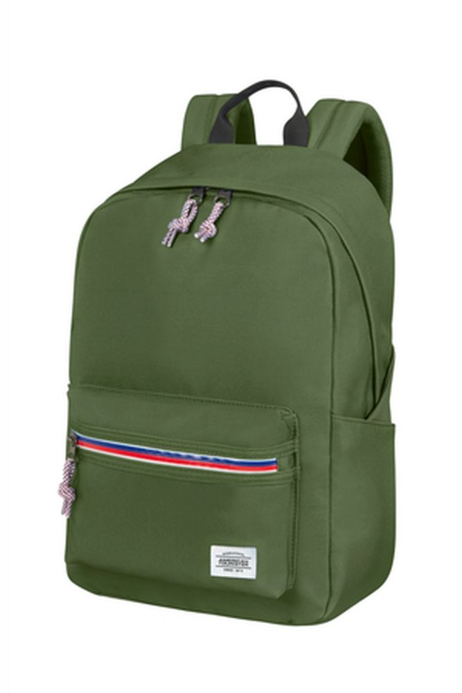 American Tourister Upbeat Backpack Zip 42 Olive Green #2