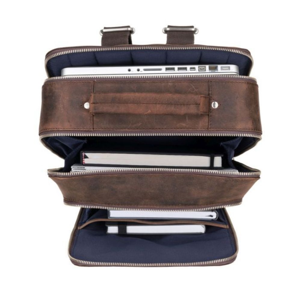 Leonhard Heyden Salisbury Rucksack Braun #2