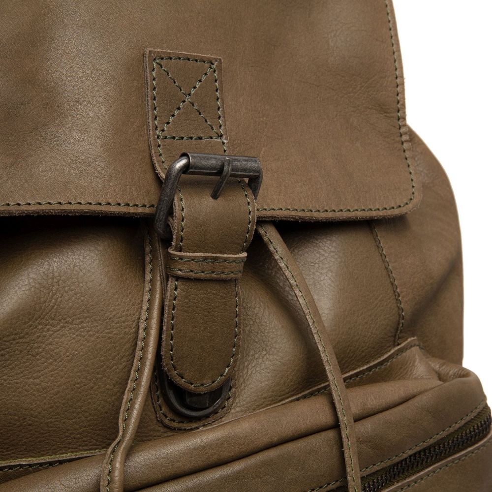 The Chesterfield Brand Mick Rucksack Olive Green #2