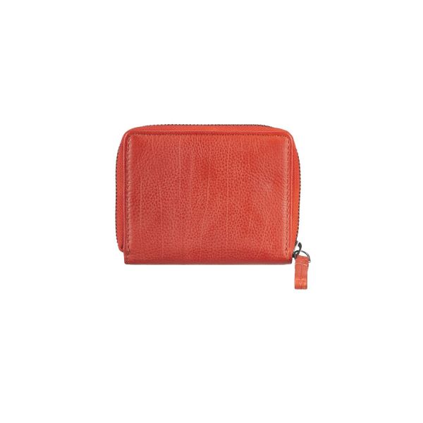 Bull Hunt Midi Zip Wallet-Coral #2