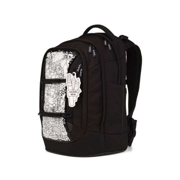 Satch Pack Schulrucksack Set Artist Edition Weiß, Schwarz #2