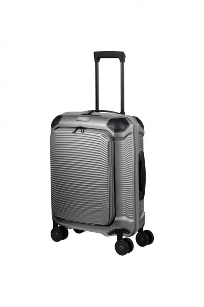 Travelite Millennium Trolley 4w S F. Pocket Silver #2