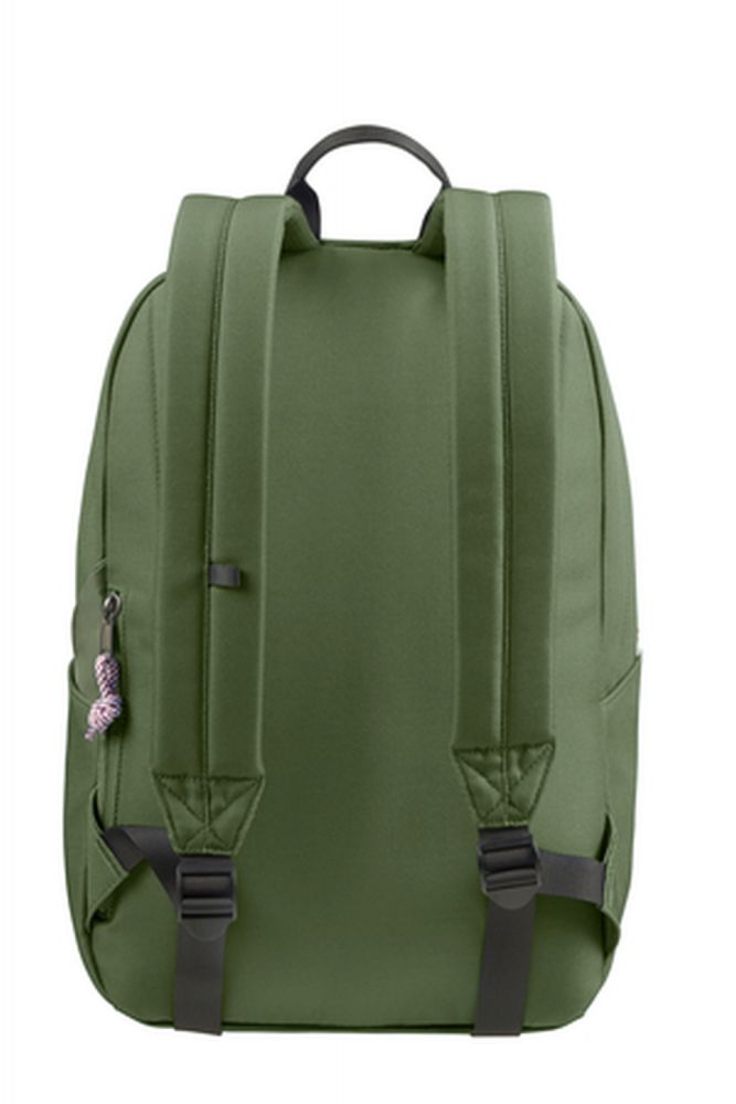 American Tourister Upbeat Backpack Zip 42 Olive Green #3