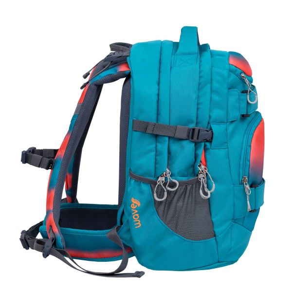 Belmil Infinity Schulrucksack Ombre Neon Orange and Bluebird #3
