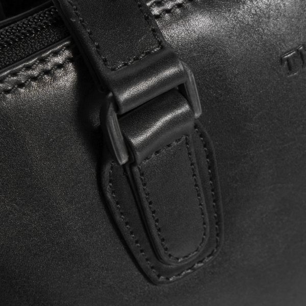 The Chesterfield Brand Flint Schultertasche Shoulderbag Large  27 Black #3