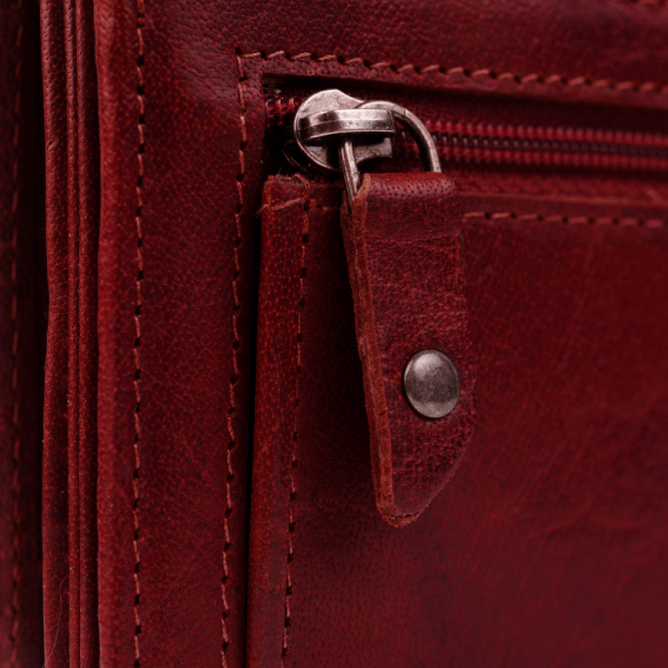 The Chesterfield Brand Hampton Börse Billfold Wide Red #3