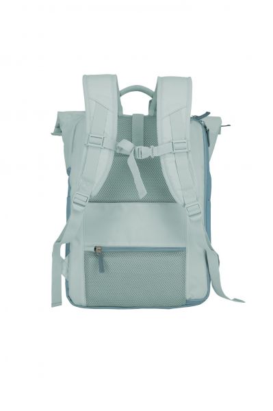 Travelite Basics Rollup Backpack Ice Blue #3