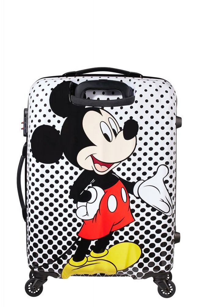 American Tourister Disney Legends Spinner 65/24 Alfatwist Mickey Mouse Polka Dot #4