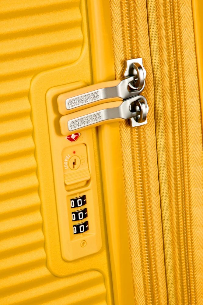 American Tourister Soundbox Spinner 55/20 TSA EXP Golden Yellow #4