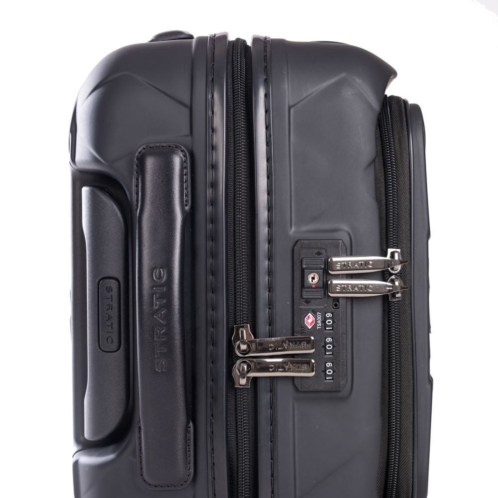 Stratic Leather and More Hartschalen-Koffer S (mit Vortasche) matt black #4