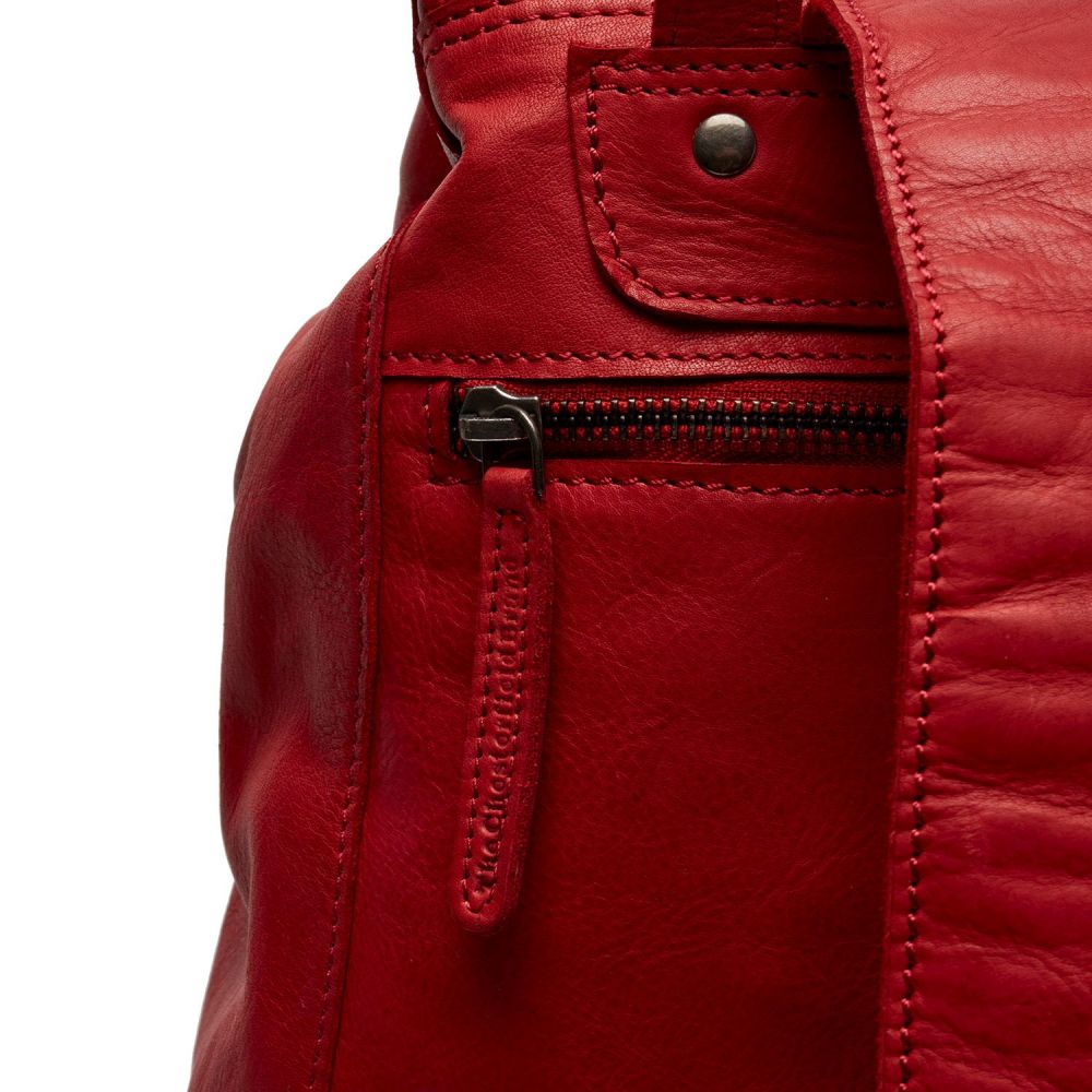 The Chesterfield Brand Mick Rucksack Red #4