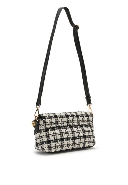 L.Credi Naissa Clutch schwarz/offwhite #4