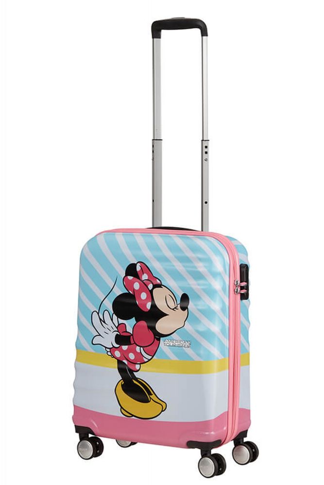 American Tourister Wavebreaker Disney Spinner 55/20 Disney Minnie Pink Kiss #5